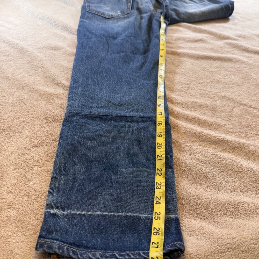 FRAME Colorblock Patchwork Distressed Thrashed St… - image 15